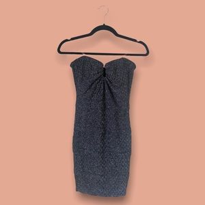 Strapless cocktail dress